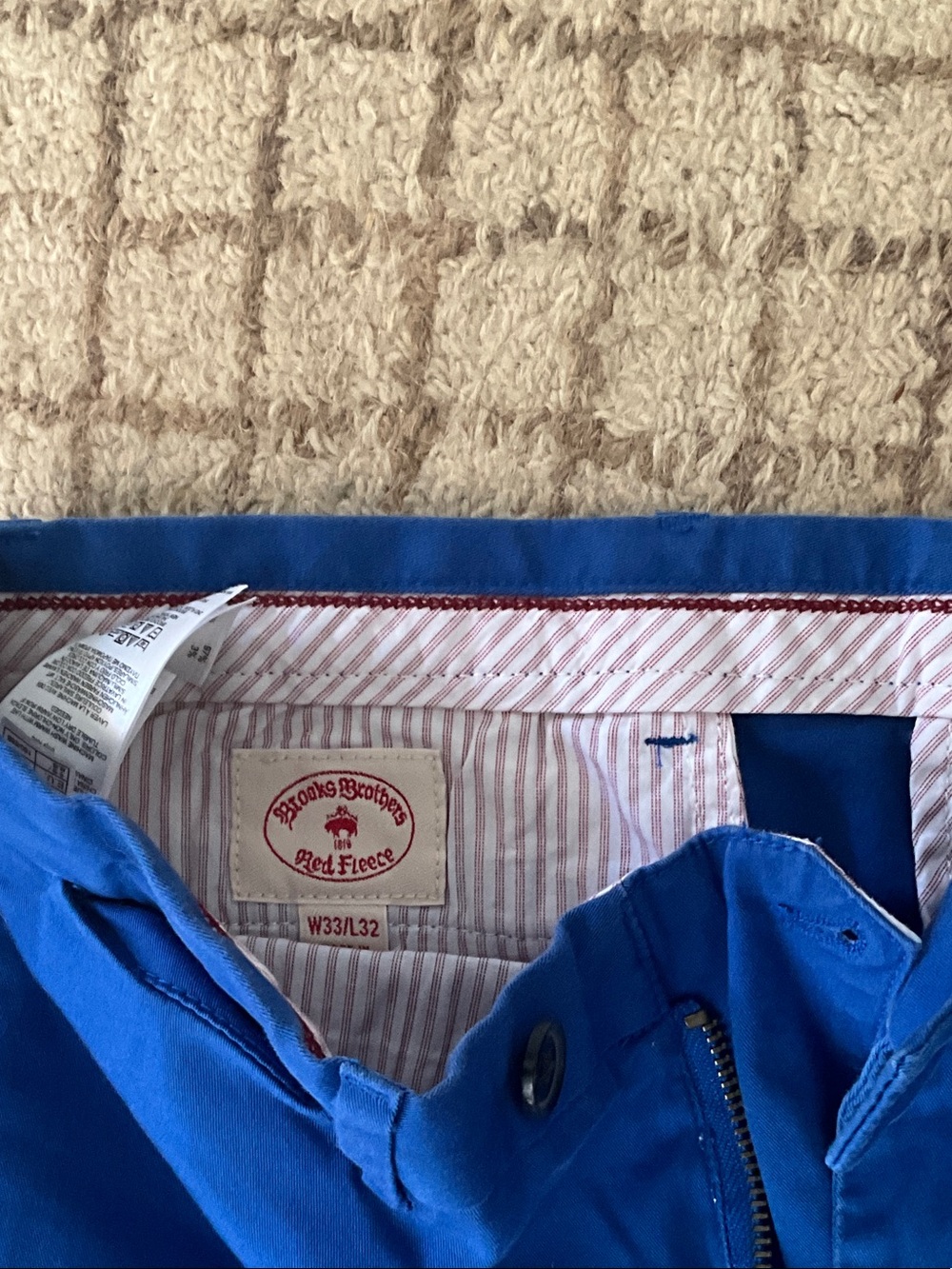 Brooks Brothers Royal Blue Chino Shorts